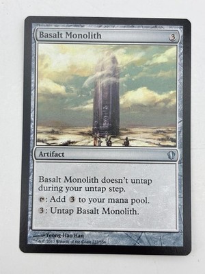 Basalt Monolith 237 Uncommon Commander 2013 Magic: The Gathering Near Mint