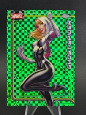 2026 Topps Chrome Marvel GHOST-SPIDER Green X-Fractor /99 #42