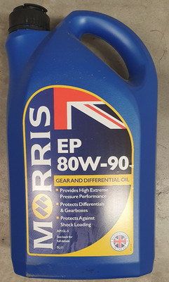 Morris Getriebeöl EP-80W-90, 5 Liter, Extreme Pressure, Differential, GL 5