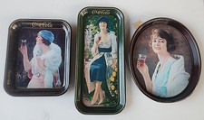 Lot of 3 1973 Vintage Coca-Cola Trays 1970s R...