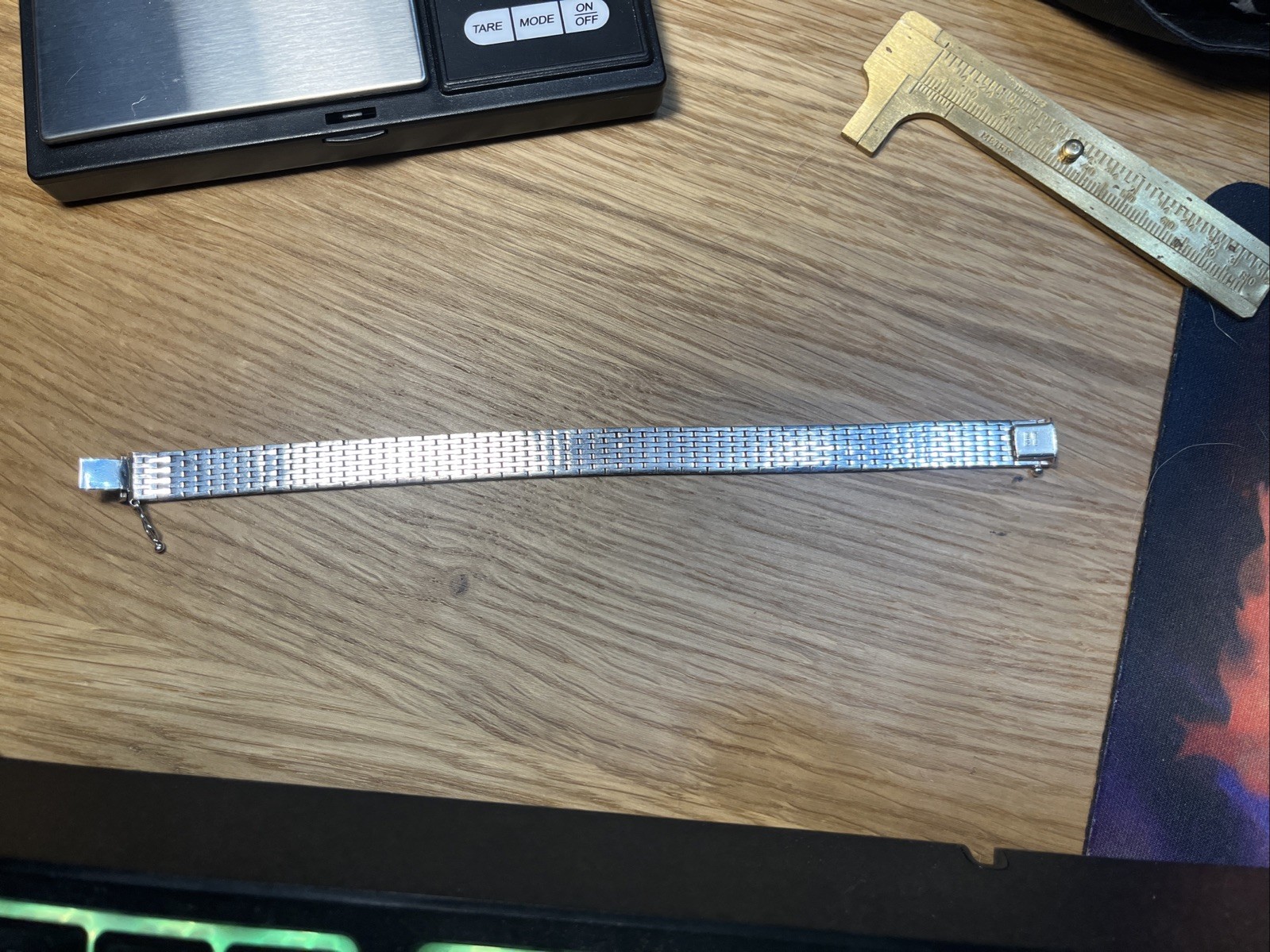 Sterling Silver Brick Bracelet - image 4