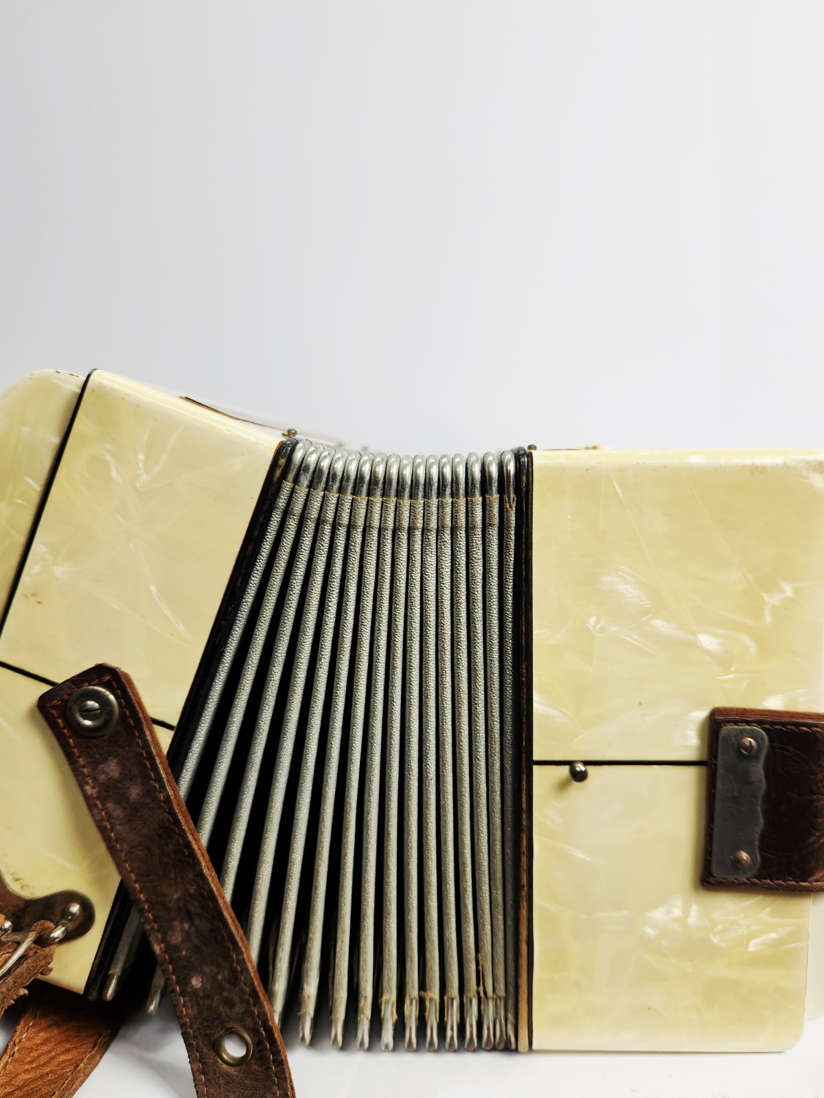 Vintage Hohner Tango II Accordion With Case 