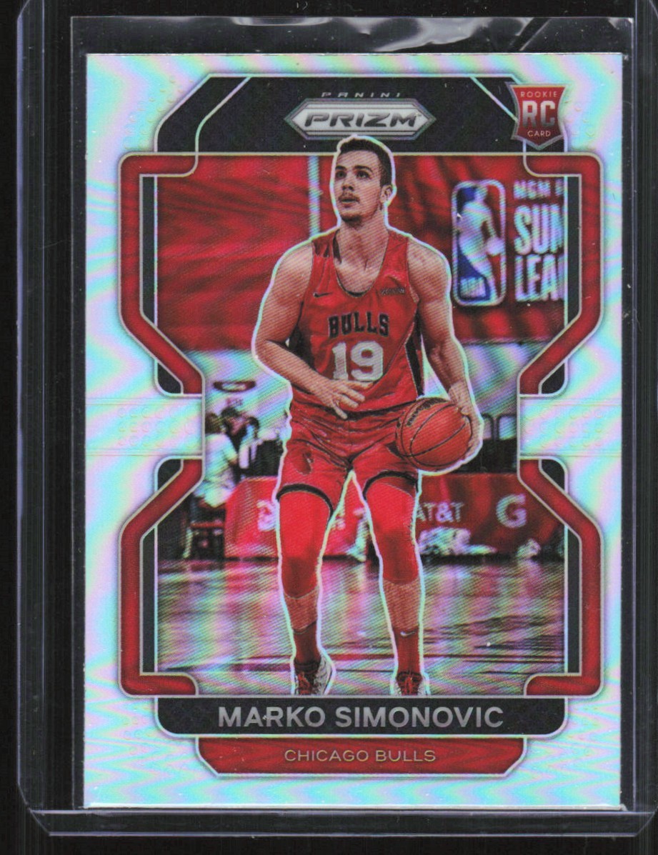 2021-22 Panini Prizm Silver Marko Simonovic Rookie Chicago Bulls #166
