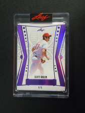 Scott Rolen 2025 LEAF SPECTACULAR PURPLE 4/6 Card #86