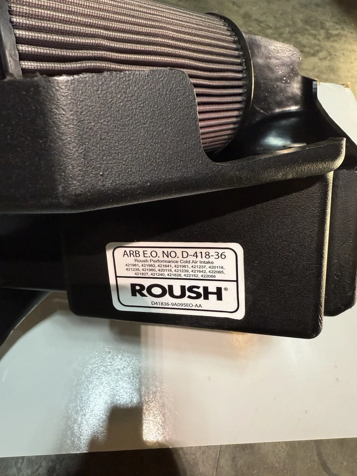 Kit de sistema de admisión de aire frío Roush 421240 para Ford Mustang 2011-2014 3,7 L V6 Foto 4 de 4
