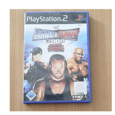 THQ WWE SmackDown vs. Raw 2008 PS2 PAL USK 16 Multiplayer mit Handbuch (2008)