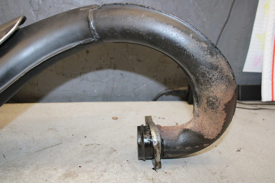 1975 Suzuki TS250 Savage EXHAUST PIPE MUFFLER 3443.ABR - Image 2 of 4