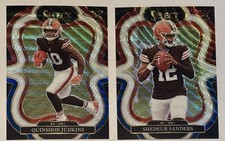Quinshon Judkins ,Shedeur Sanders #54 Suit Level Tri-Color Prizm /199 (RC) Lot