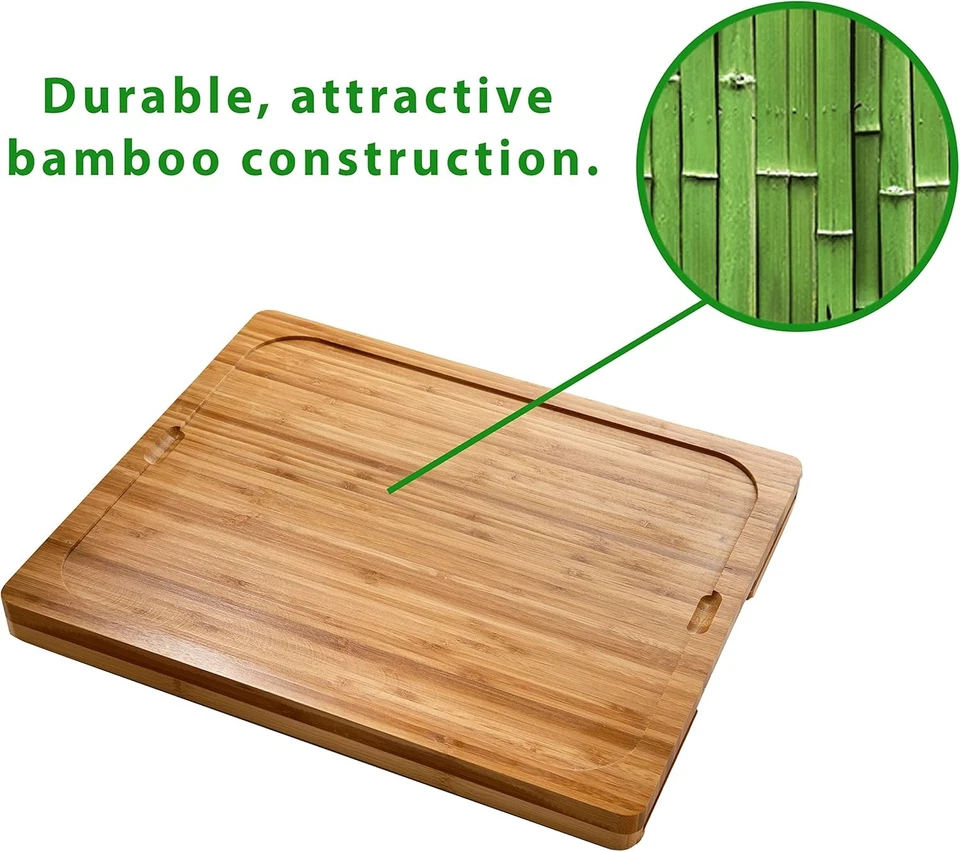 Sevilla Classics Bambú Premium Madera 16.5"L x 13.4"W, (NUEVO MODELO) Foto 3 de 4