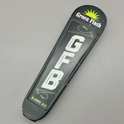 Green Flash GFB Blonde Ale Beer Tap Handle Black Bar Sign Taste Enlightenment