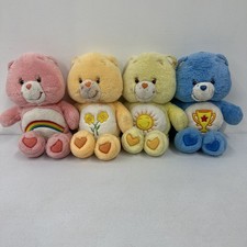 Care Bears 2000s POOR CONDITION Champ Friend Funshine Cheer Care Bear Plush Lot