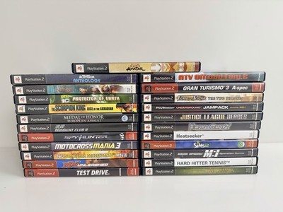 PlayStation 2 (PS2) Lot of 23 Games, Variety of Racing, Adventure, Action!!