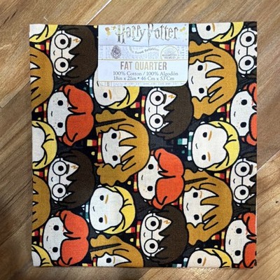 Camelot Fabrics Harry Potter Fat Quarter Cotton Fabric 18x22 Cartoon Characters