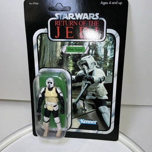 Star Wars Biker Scout Return Of The Jedi, Kenner Collection UNPUNCHED NO BARCODE