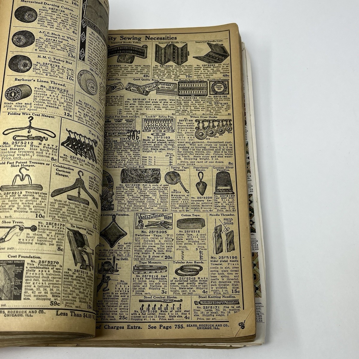 【アンティーク】シアーズ・ローバック カタログ 1919年 アンティーク】シアーズ・ローバック カタログ 1919年