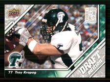 2009 Upper Deck Draft Edition #68 Troy Kropog Tulane Green Wave 7587