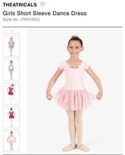 Pink Tutu Dance Leotard New with Tags Girls Intermediate
