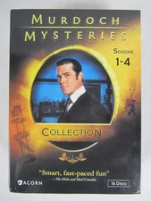 Murdoch Mysteries: Seasons 1-4 Collection (DVD, 16-Disc Set)