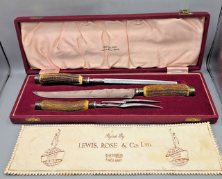 Sheffield Cutlery Lewis Rose and Co. LTC Sheffield England boxed set