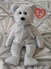 TY BEANIE BABY "FLAKY" THE  BEAR   IN MINT CONDITION
