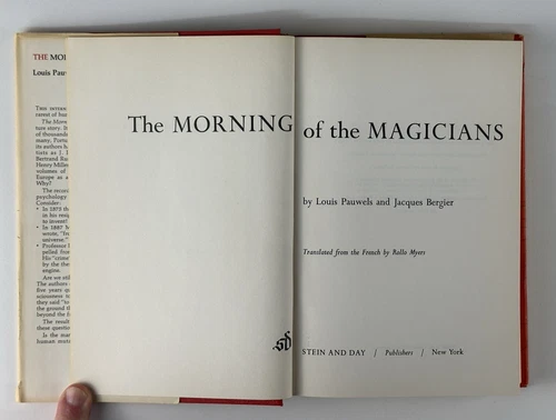 The Morning of The Magicians by Louis Pauwels & Jacques Bergier HCDJ 1964 1st US - 画像11/13