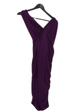 Oasis Bodycon Midi Dress XS in Purple