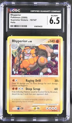 Rhyperior graded CGC 6.5 for sale on eBay