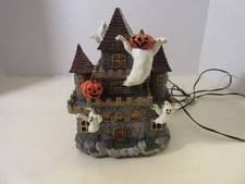 Resin Halloween House- so Fun  6" x 5" x 8"