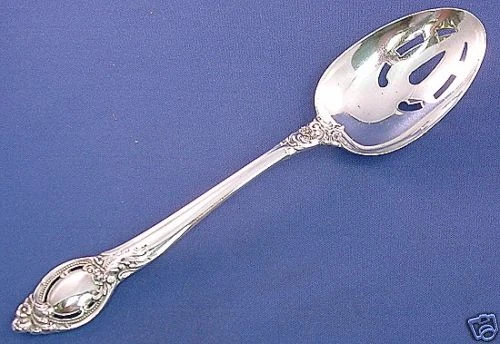 CAMEO- REED & BARTON STERLING PIERCED TABLE SPOON