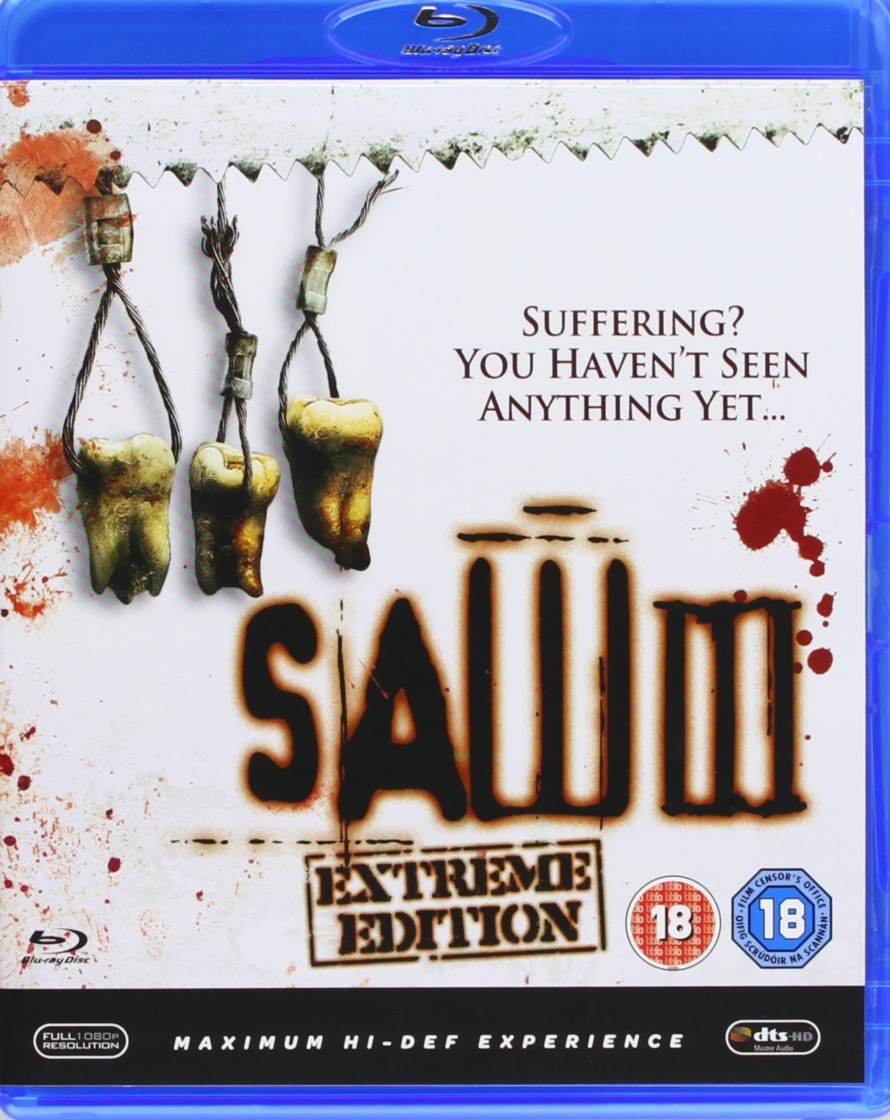 Saw 3 :Extreme Edition (Blu-ray) Tobin Bell Shawnee Smith Angus Macfadyen
