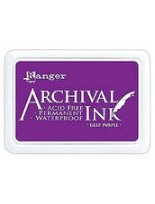 Ranger Archival Ink Pad 0 Deep Purple 1 Pack of 3 Piece