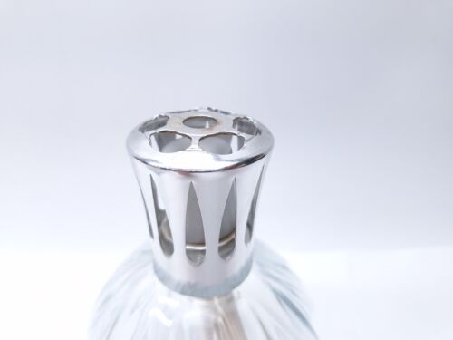Ancienne lampe lampe Berger Paris pyramide en verre transparent lot 3 - Photo 12 sur 14