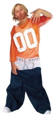 Tighty Whitey Child Costume Hiphop Dance Rapper Jumpsuit Theme Party Halloween