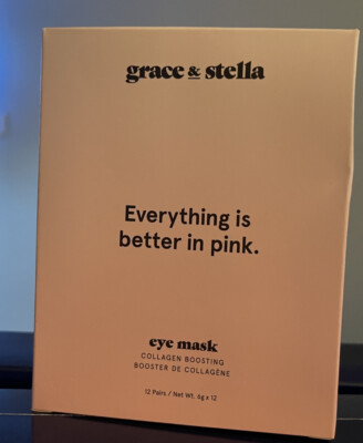 Grace & Stella Everything is Better in Pink Collagen Boosting Eye Mask  12 pack