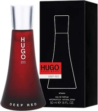 hugo Deep Red by Hugo Boss for Women Eau de Parfum Spray 1.6 oz