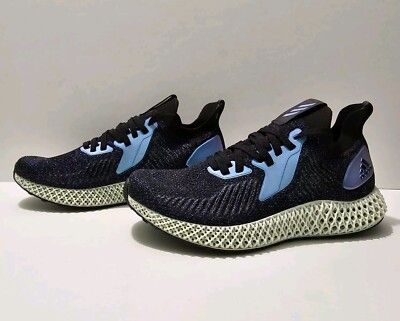 Adidas Alphaedge F4D Black Space Race Men's Running Shoes Sz 11.5 (FV6106)