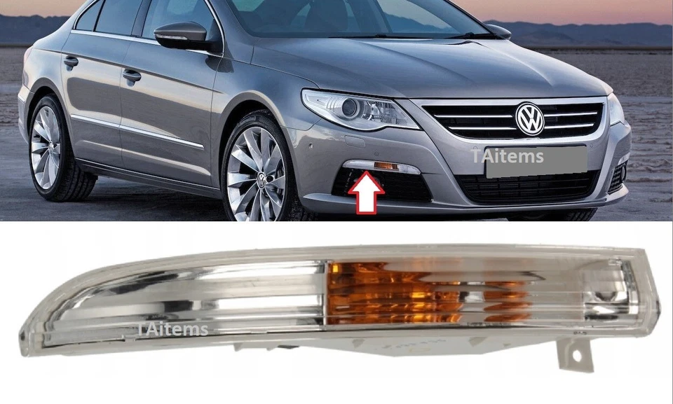COPPIA/SET LUCI INDICATORI DI DIREZIONE ANTERIORI INFERIORI ADATTI A VW PASSAT CC 2008-2012 - Immagine 2 di 4
