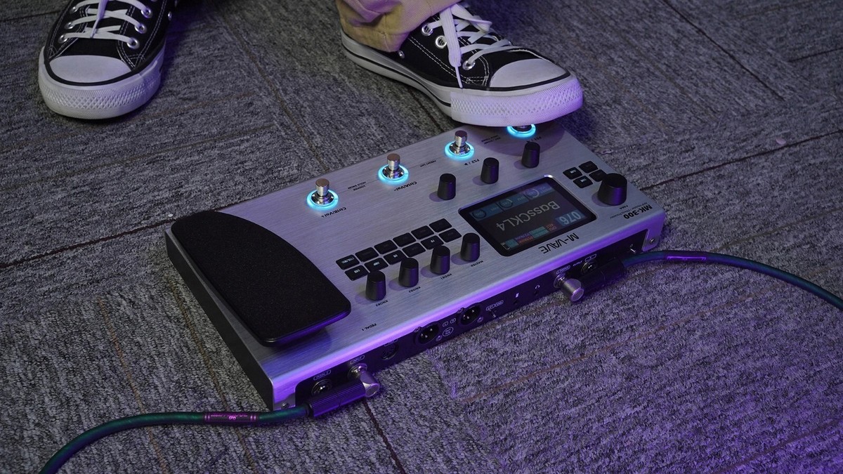 ギター M-VAVE MK-300 M Vave MK 300 Multiefekt Modeler Capturer Procesor Gitarowy