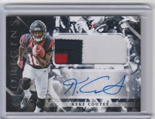 2018 PANINI ORIGINS #121 KEKE COUTEE AUTOGRAPH PATCH RC, HOUSTON TEXANS, 121118