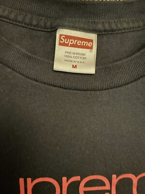 ★SS20 WEEK1★Supreme Shop Tee Supreme Shop Tee (M) Navy SS20 Week 1 Pre-Owned | eBay