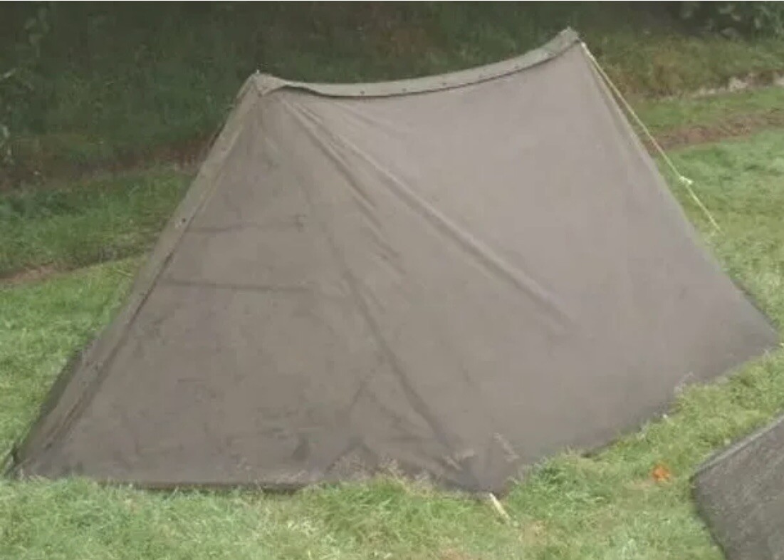 US Military Authentic Shelter Half Both Halves w/Accessories. Read Description