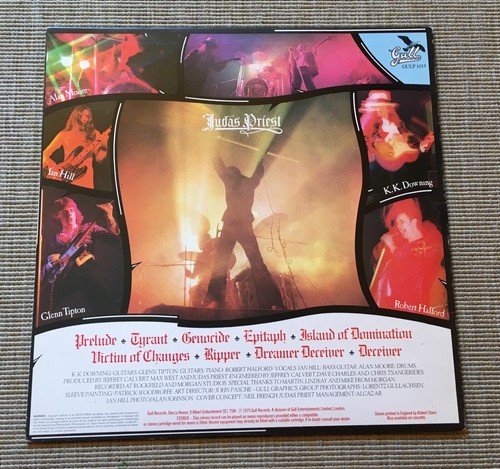 JUDAS PRIEST SAD WINGS OF DESTINY LP 1976 UK GULL 1ST P2W GULP1015 VG+ NICE COPY - Picture 14 of 14
