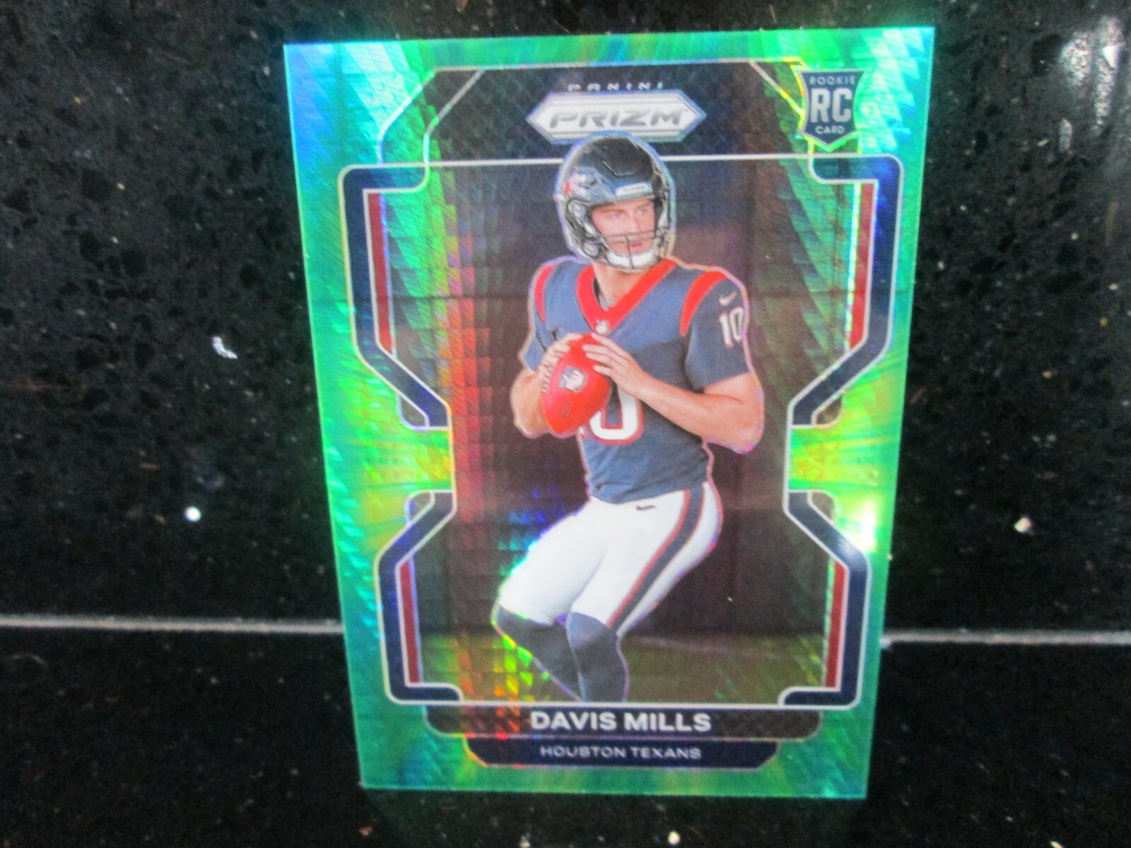 🔥🔥🔥 2021 Prizm GREEN HYPER PRIZM ROOKIE DAVIS MILLS / TEXANS! /175!🔥🔥🔥