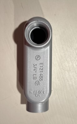 Gruppo Corpo Condotto Bridgeport LB-42CG Per Tubo Rigido 3/4 – Scatola Da 10 Pezzi, Metallo