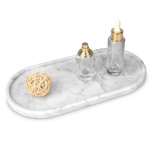 Rectangular/Oval Bathroom Vanity Tray Flexible Countertop Valet Tray  Jewelry - 第 1/16 張圖片