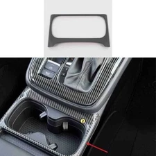 Center Console Water Cup Frame Trim For Honda CR-V 2023-2024 Carbon fiber Steel