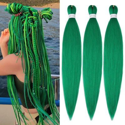 26 Zoll Pre Stretched Braiding Hair Extensions - 3 Packs Kunsthaar Zöpfe