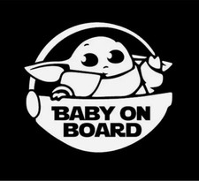 Baby Yoda, Mandalorian 5" Original Decal And Design, Quality Cut See Reviews