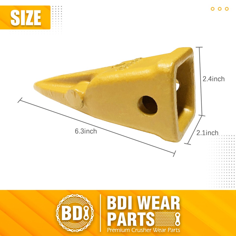 1U3202TL Bucket Teeth CAT Style with Pins & Retainers for Excavator ...