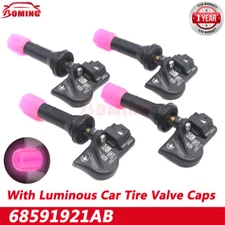 4x TPMS Tire Pressure Sensor 68591921AB For Dodge Ram 3500 Jeep Grand Cherokee